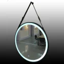framed lighted mirror