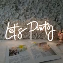 Let's Party Neon Sign