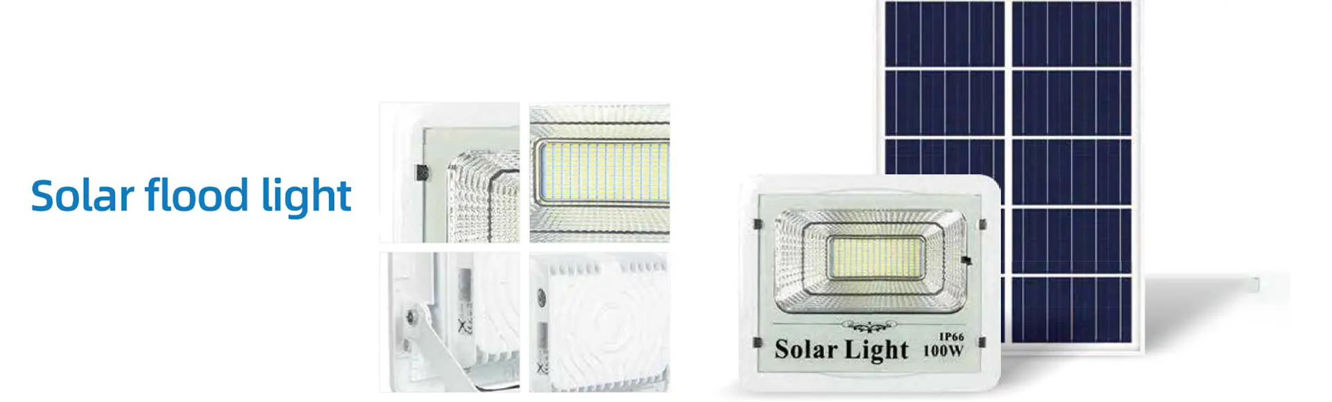 solar flood light outdoor LED