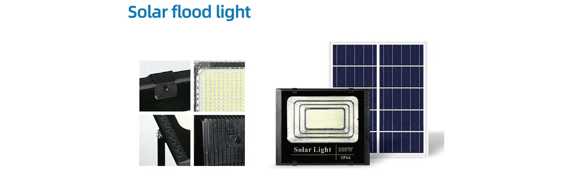 outdoor solar flood light