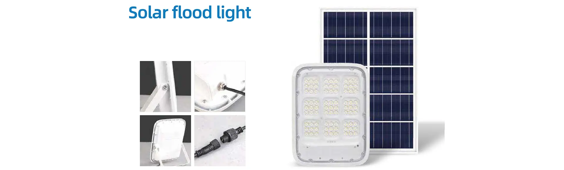 LED outdoors solar flood lights