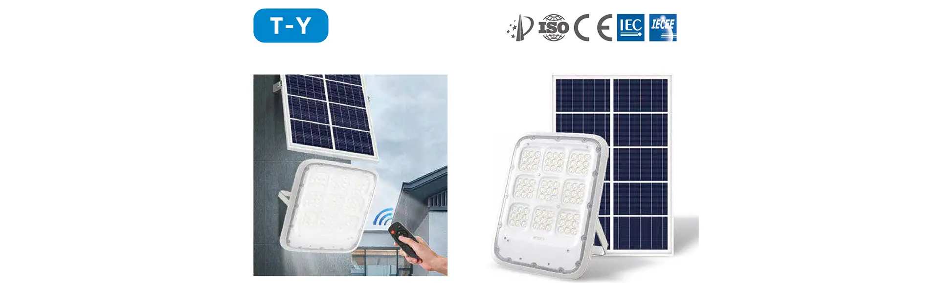 LED outdoor solar flood light