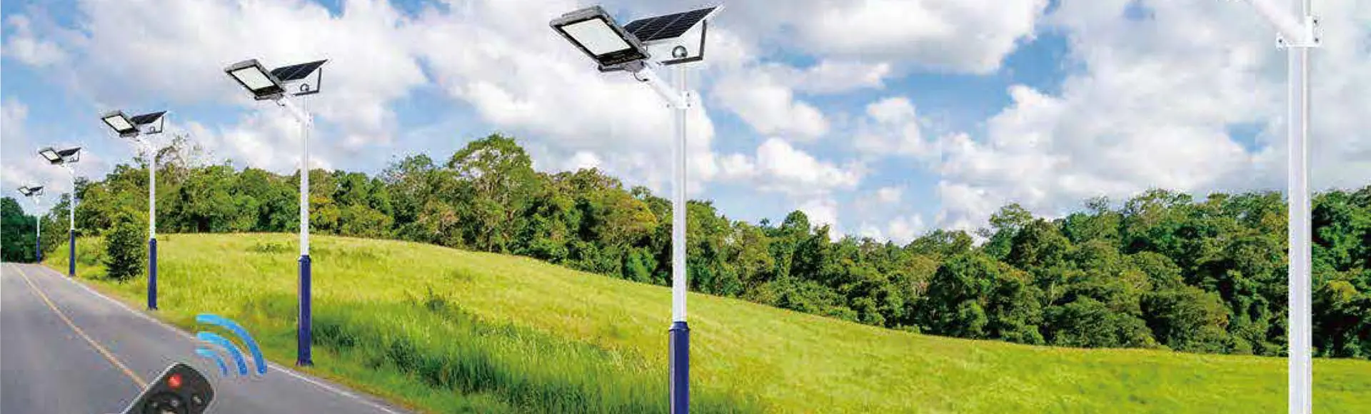 solar separate street lights