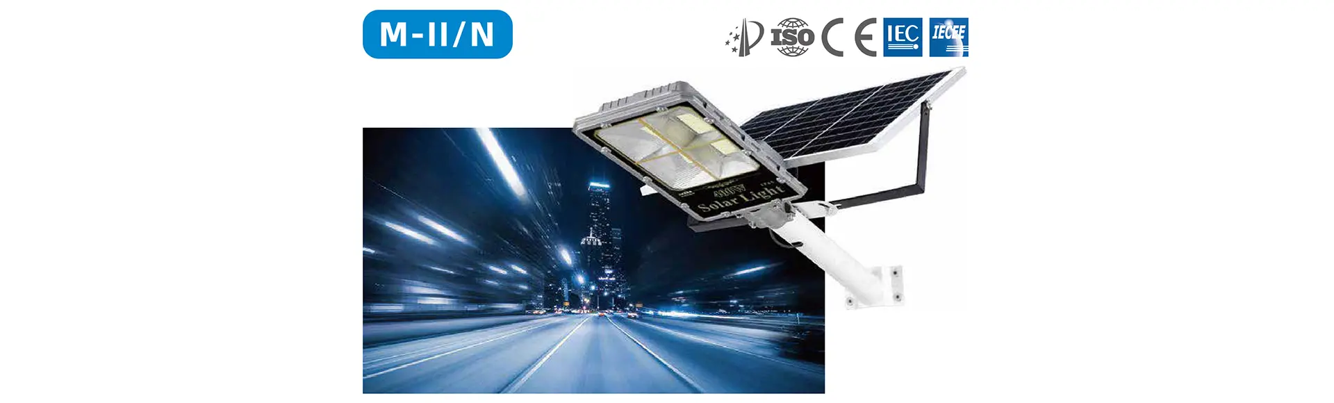 solar energy separate street lights