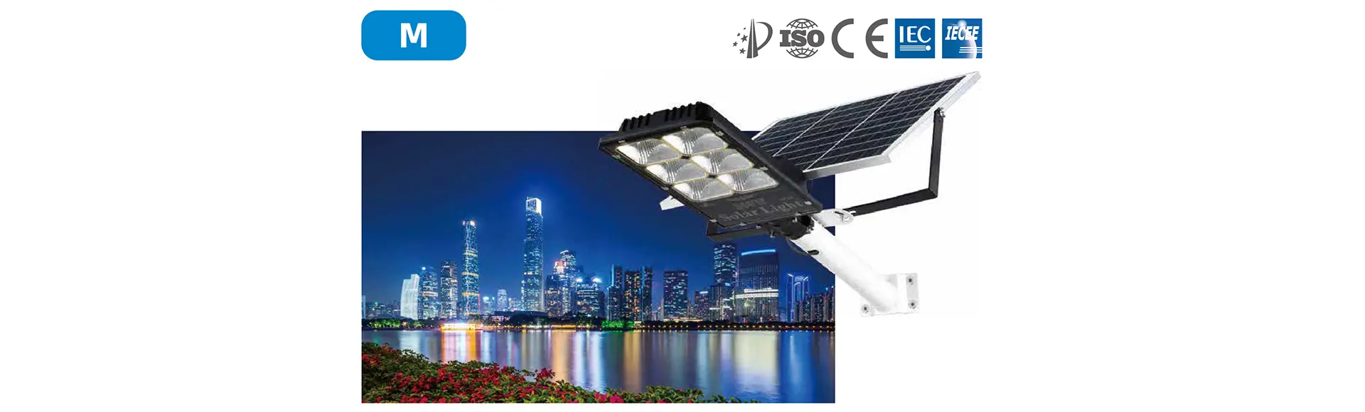 solar energy separate street lights