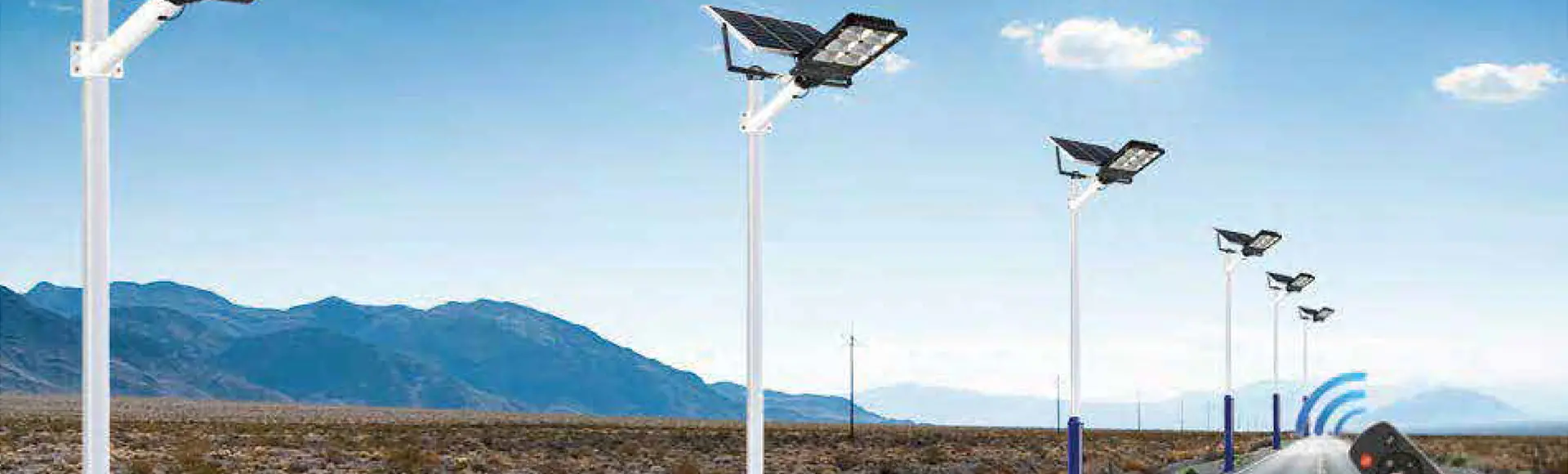 LED solar separate street light