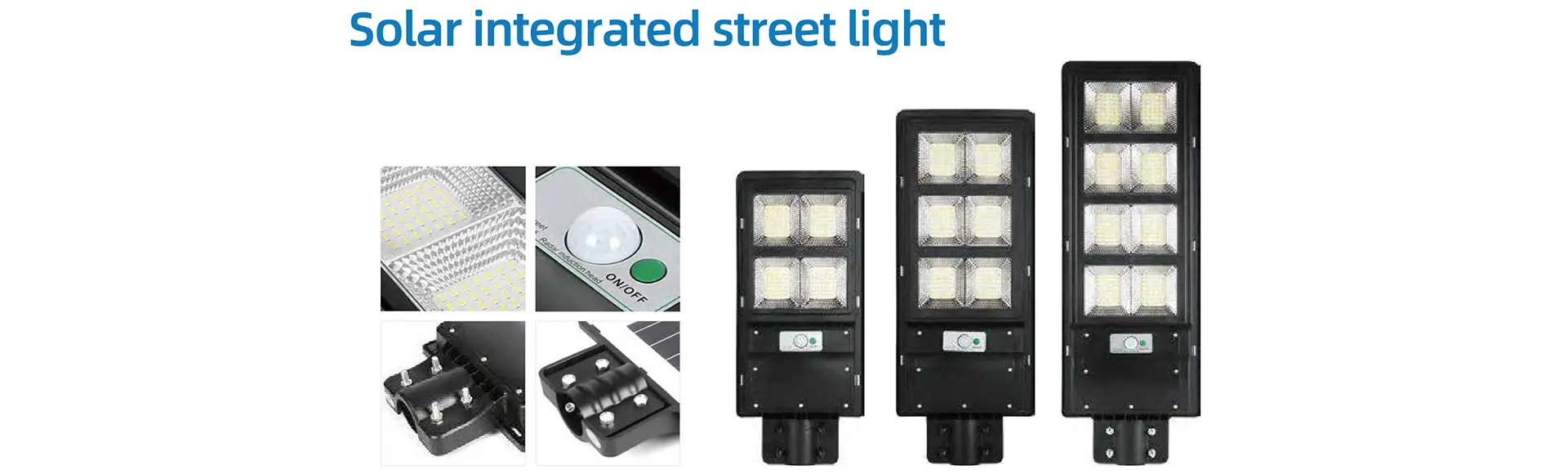 ledSolar integrated street lights