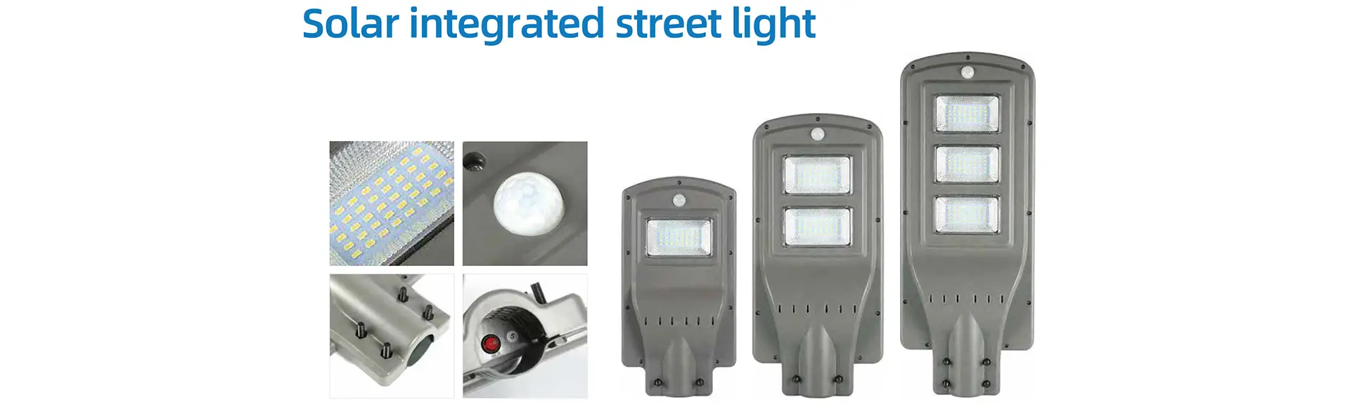 led Solar integrated streets light