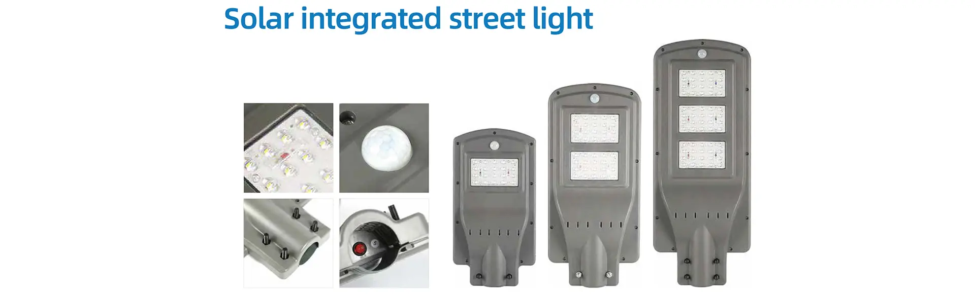 led Solar integrated street lights