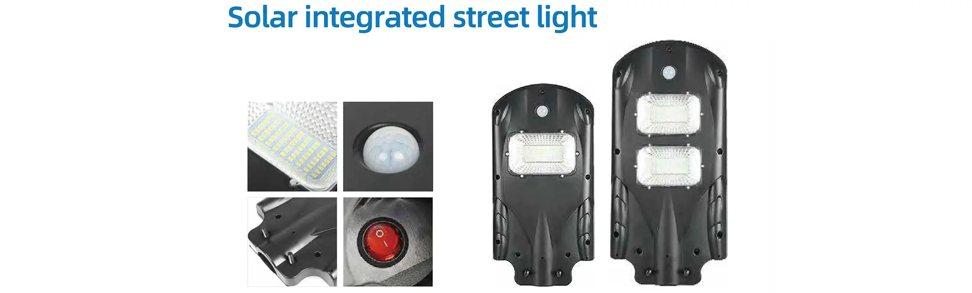 Solar integrated street light