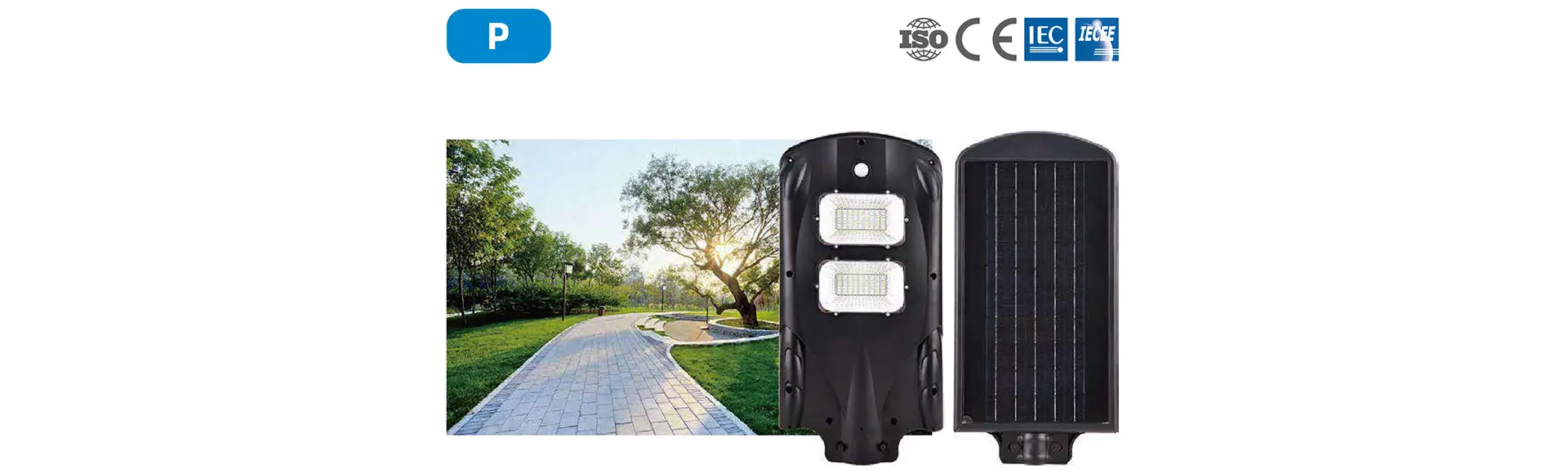 Solar integrated street lights