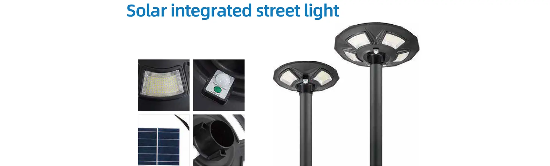 led Solar integrated street lights