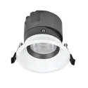 Commercial architectural lighting ,down lights adjustable, high efficiency, spring fast mount clip easy installation and dismantle, round trim (LUCIA DLRS109 18W)