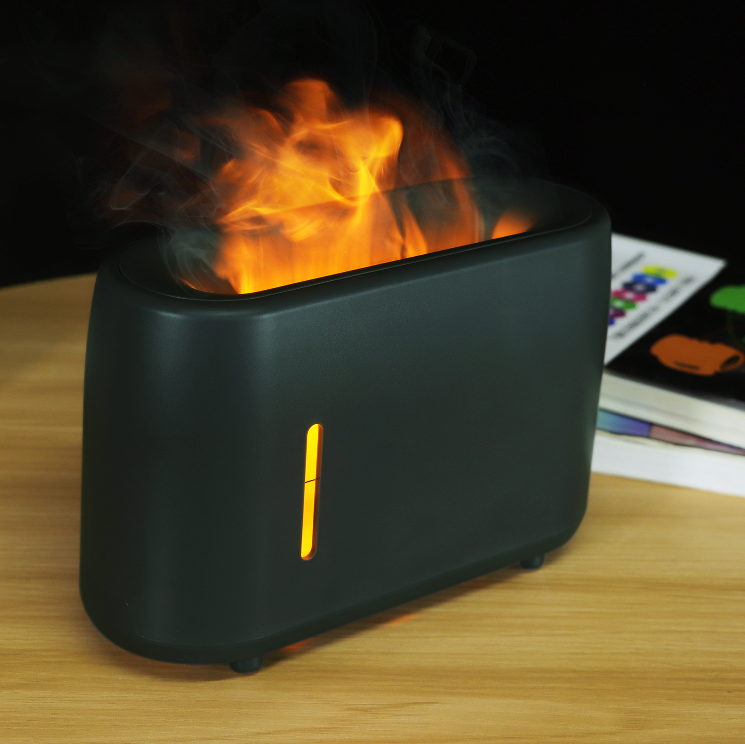 Portable Cool Home Flame Aroma Diffuser