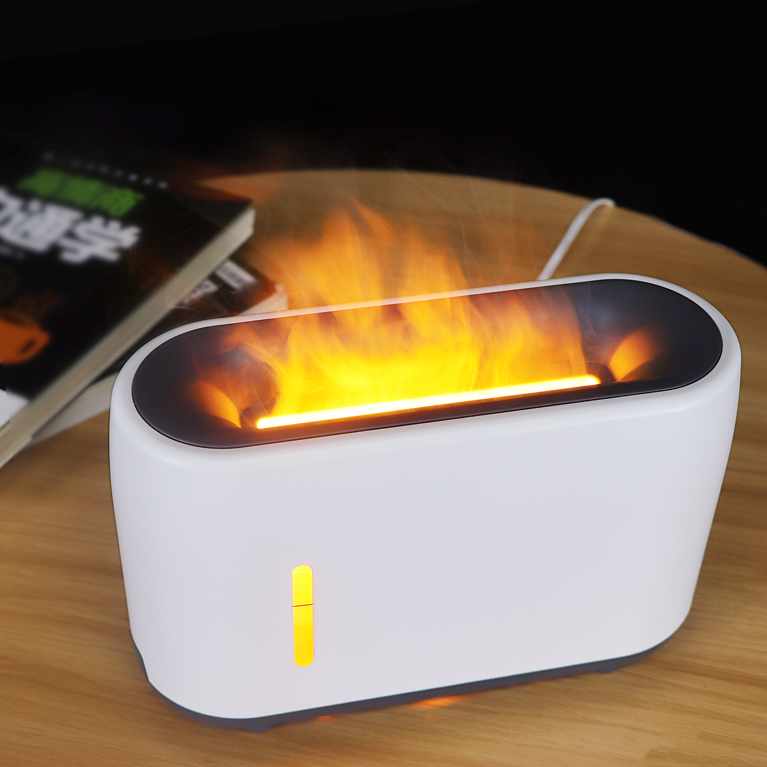 200ml Wireless Flame Aroma Diffuser for Desktop