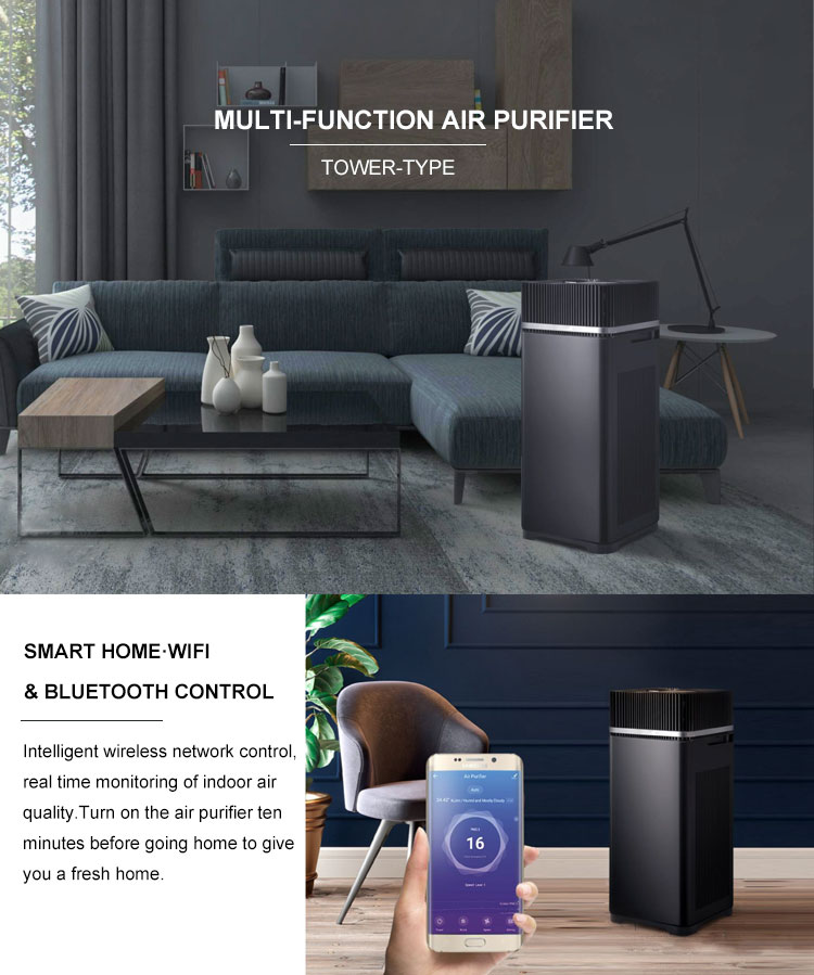High Power Smart Air Purifier with Mobile App