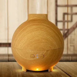 What is a wood grain aroma diffuser?