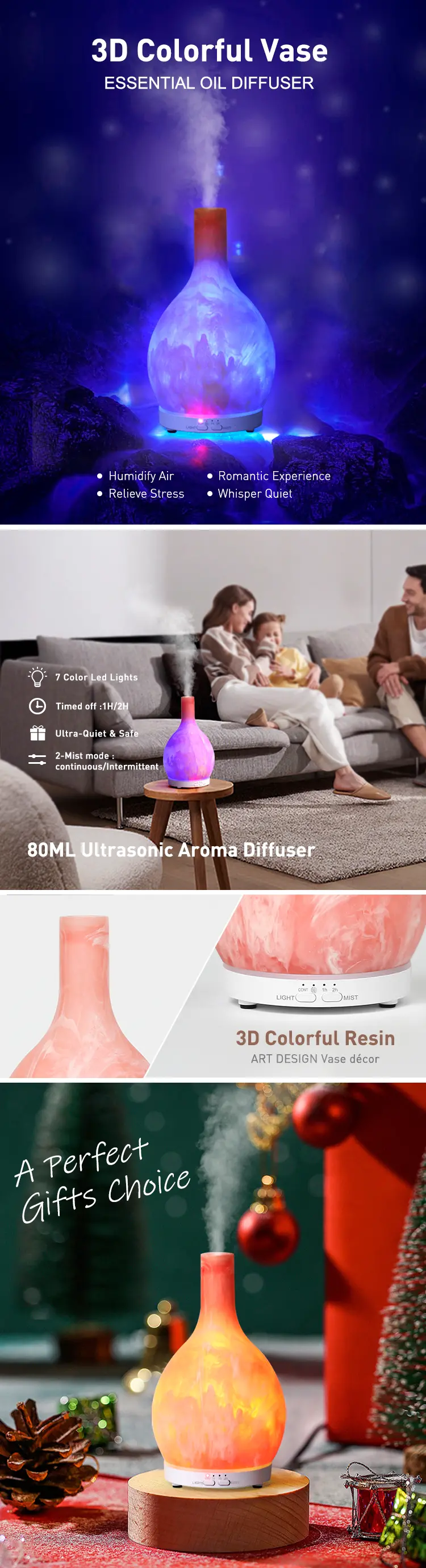 100ml Wide Mouth Aroma Diffuser Vase Series(1)