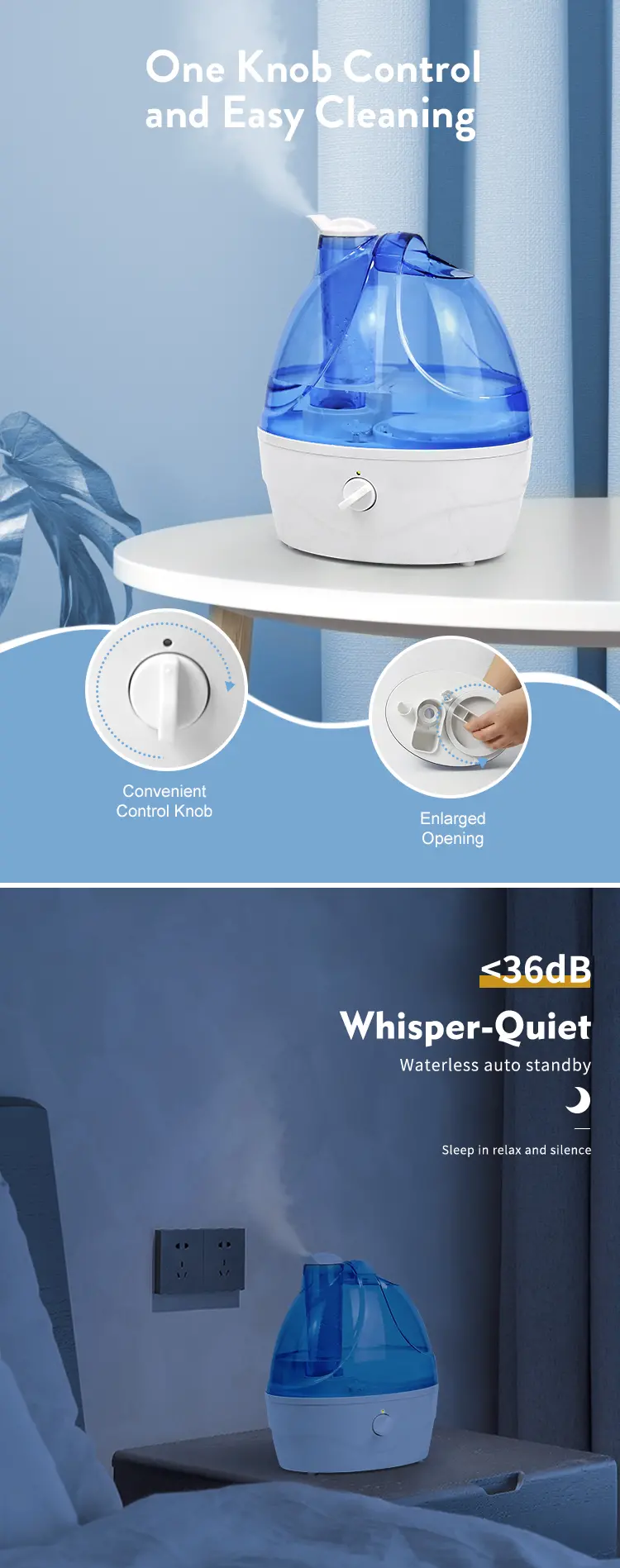 Classic Large Ultrasonic Humidifier for Baby7