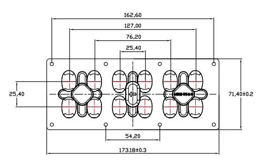 Street light lens DK-173-160X80-TPII-M-H-12H1-5050-B 3