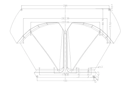 Street light reflector DK-372X232-REF-TP-II-VS 3