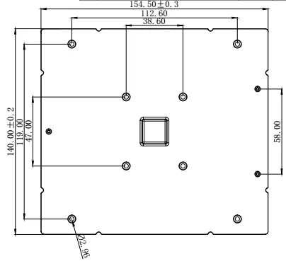High bay light lens DK 155x140 60 118H1 2