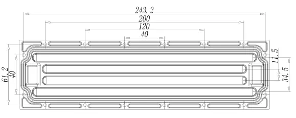 UV led lens DK-252X70-110X120-LENS 3