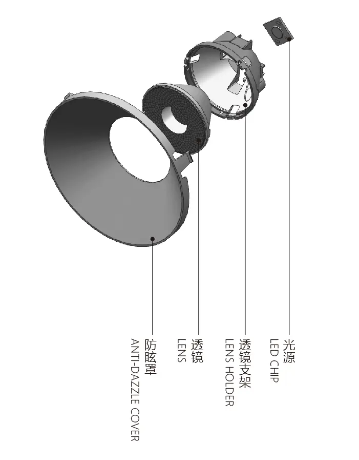 Downlight lens 11S Series 1