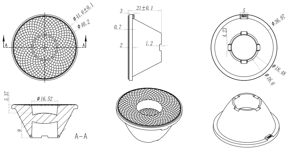 Downlight lens 11S Series 4