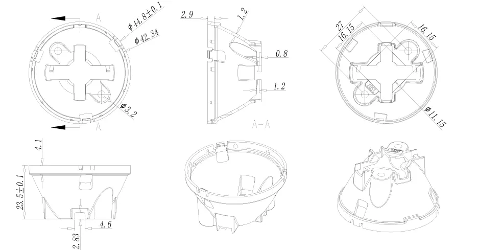 Downlight lens 11S Series 3