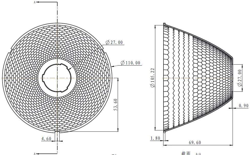 Downlight reflector K Series 3