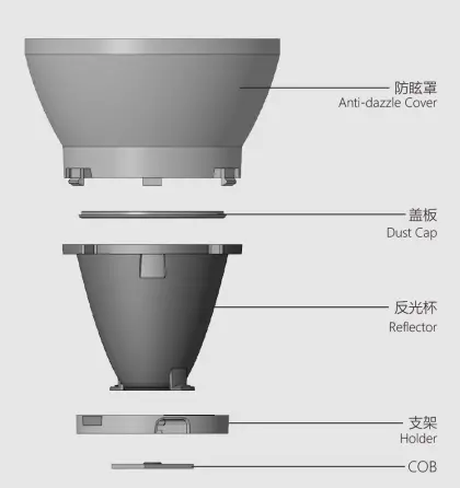 Downlight reflector M Series 6