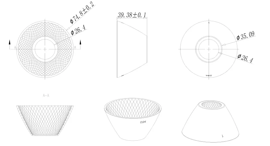 Downlight reflector M Series 3