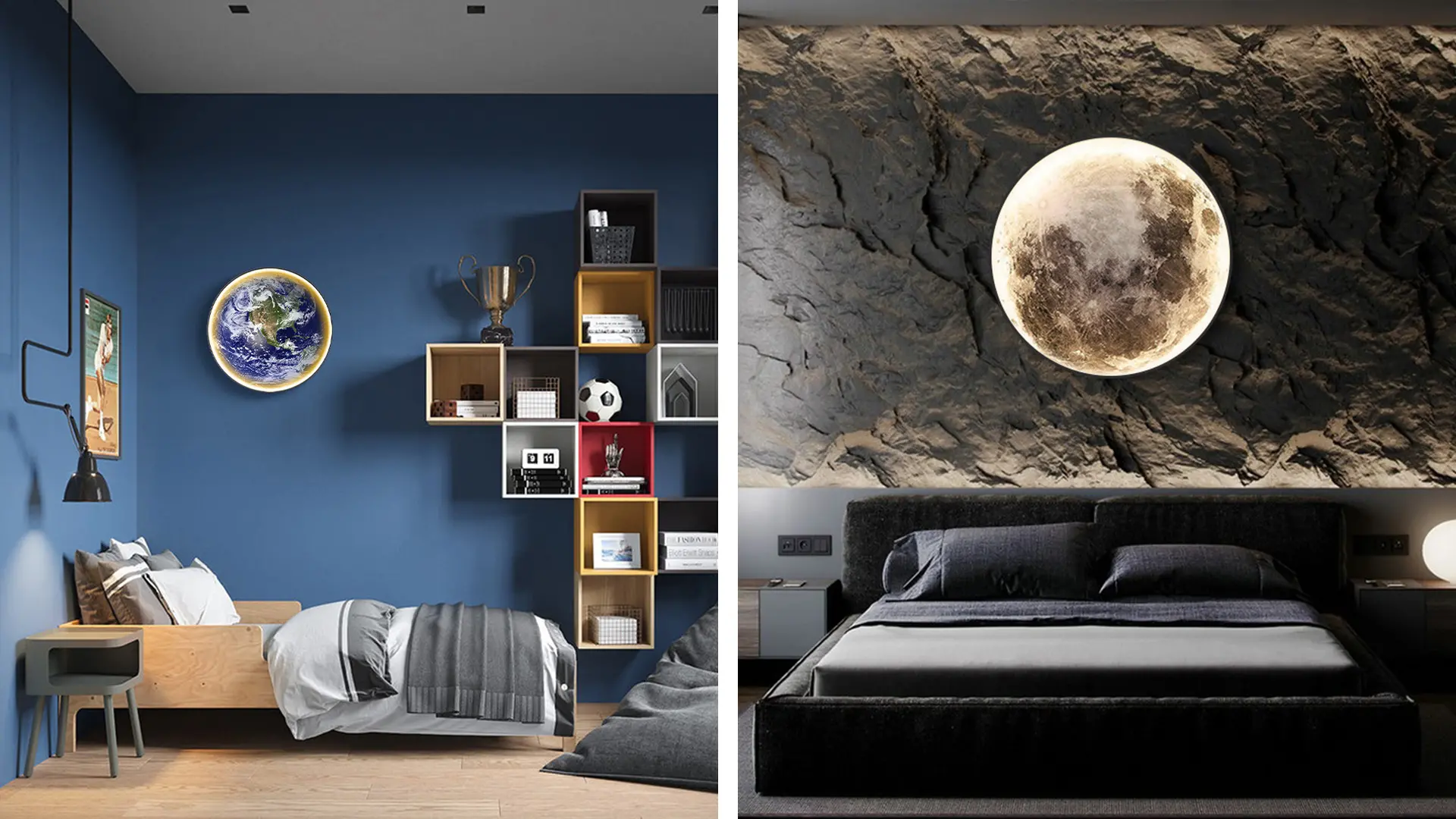 Home Decoration Planet Mural Lamp