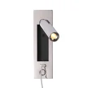 Bedside Recessed Wall Lamp USB Charging Reading Wall Lamp