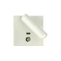 Square Recessed Bedside Lamp USB Charging 3W Reading Wall Lamp