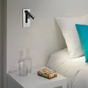 Guest room bedside reading lamp Bedroom study embedded wall lamp with switch