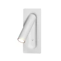 LED simple bedside reading light hotel bedroom automatic switch embedded wall lamp