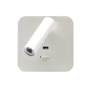 Bedroom bedside spotlight led small wall light multi-function USB charging interface spotlight reading light