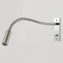 Recessed metal hose wall light with switch Bedroom bedside LED reading hose spotlight