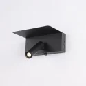 Adjustable reading light with push switch operation and usb port