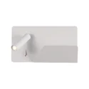 Simple bedside wall lamp with shelf Surface mounted 3W reading small wall lamp
