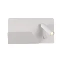 Simple bedside wall lamp with shelf Surface mounted 3W reading small wall lamp