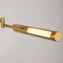 Fully foldable reading light swing arm wall light dimmable bright wall light
