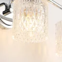 Modern masonry glass lampshade simple bathroom multi-lens headlight
