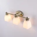 Simple indoor milk white glass lampshade bathroom lamp living room aisle