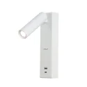 Simple bedroom bedside USB charging TYPE-C charging LED reading wall lamp
