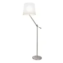 Nordic Bedroom Living Room Metal Cloth Cover Dimmable Led Floor Lamp