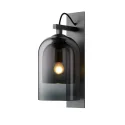 Creative Corridor Living Room Bedroom Decorative Metal Glass Shade Wall Lamp