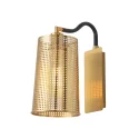Luxury Metal Indoor Outdoor Brass Hollow Decorative Wall Lamp